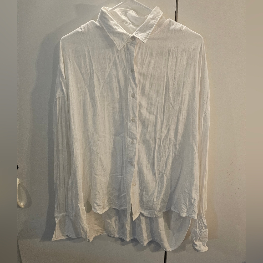 William Rast White Button Down Shirt